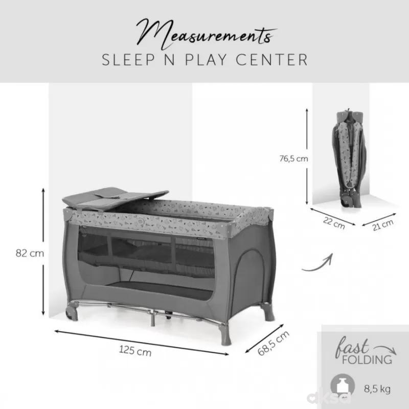 Hauck prenosivi krevetac SleepNplayCenter,NorGrey