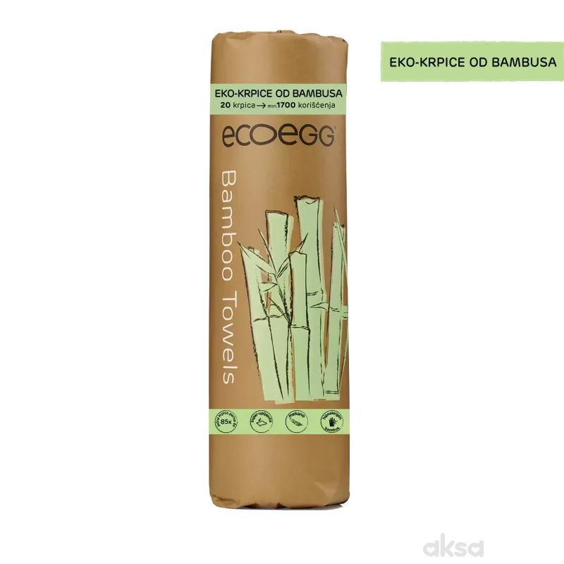 Ecoegg krpica od bambusa, 20 listova 
