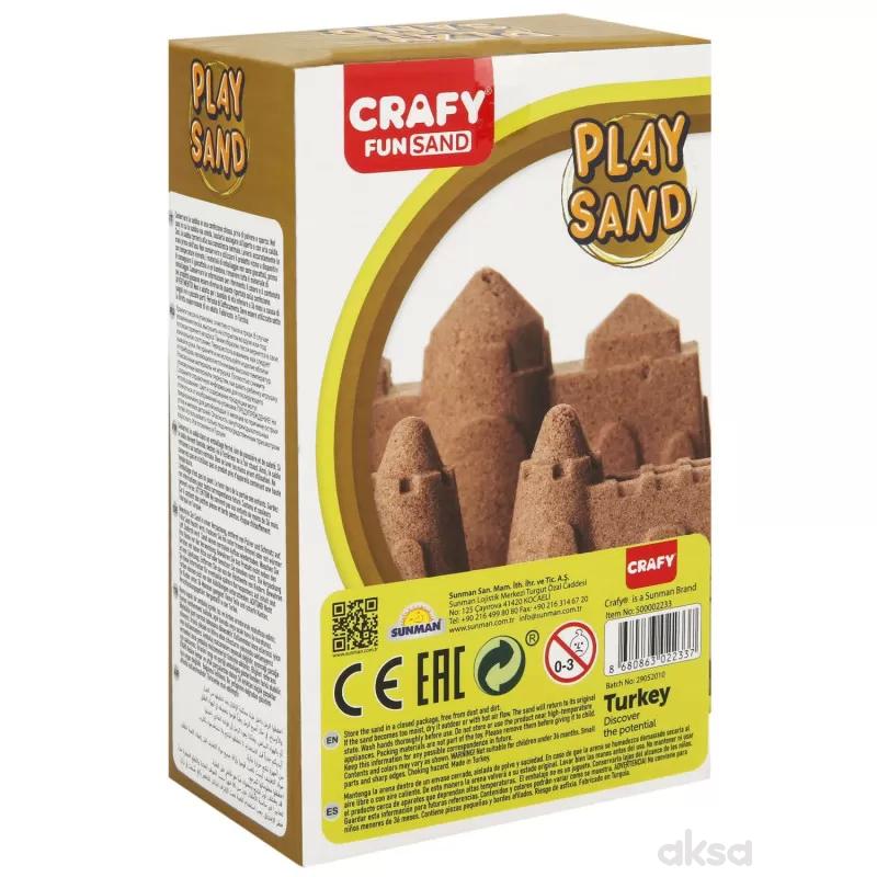 Sunman kinetički pesak 500 gr. braon boja