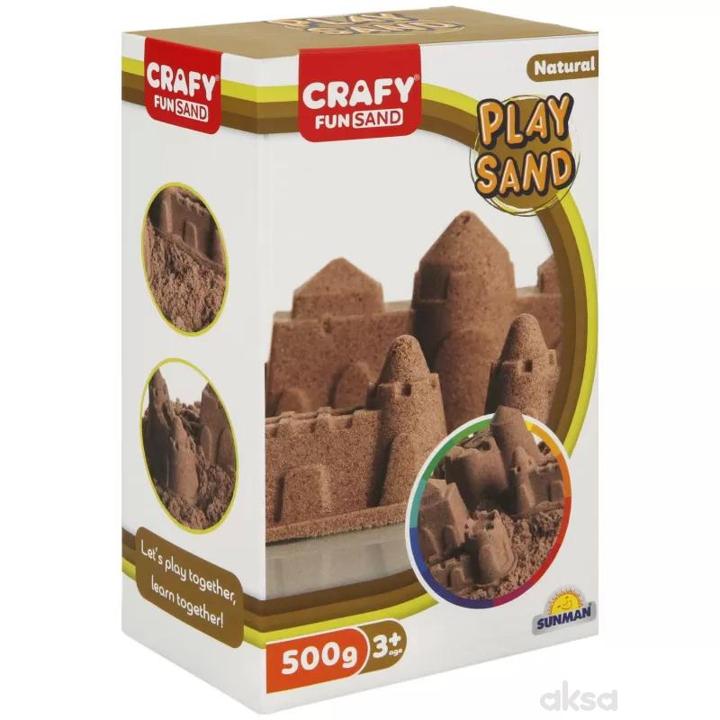 Sunman kinetički pesak 500 gr. braon boja