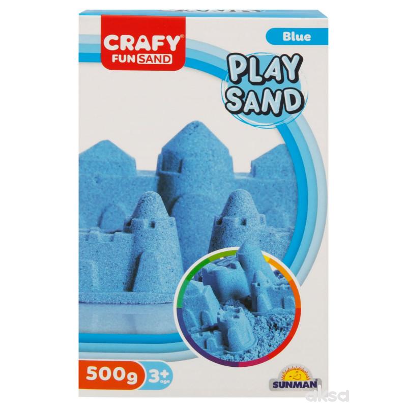 Sunman kinetički pesak 500 gr. plava boja