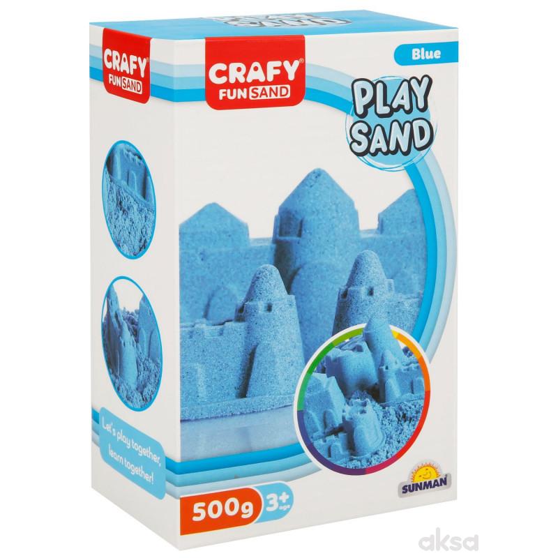 Sunman kinetički pesak 500 gr. plava boja