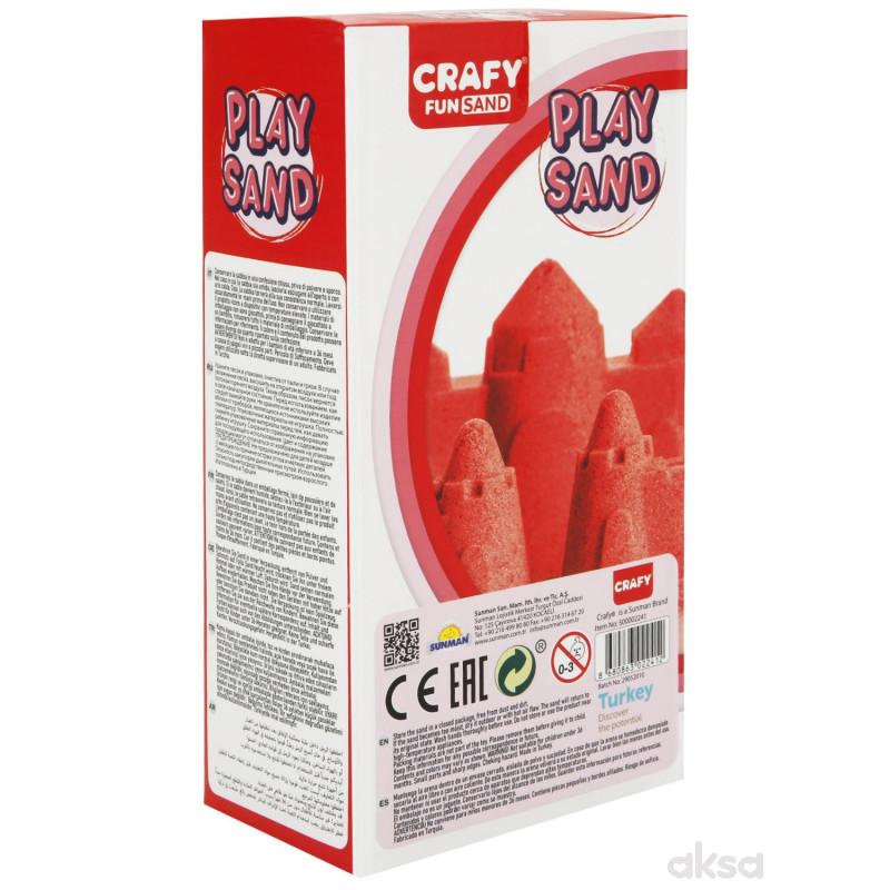 Sunman kinetički pesak 1000 gr. crvena boja