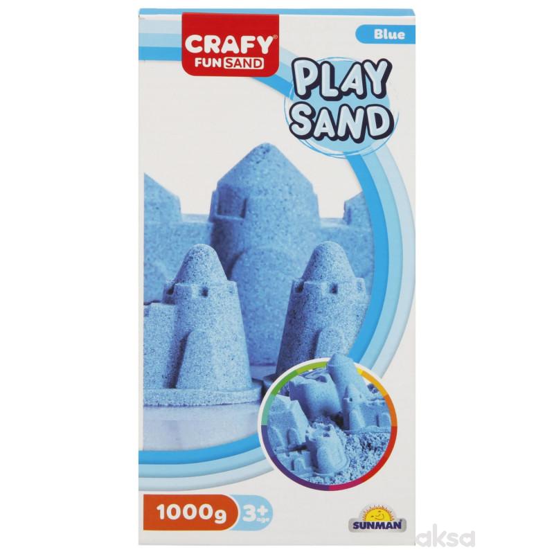 Sunman kinetički pesak 1000 gr. plava boja
