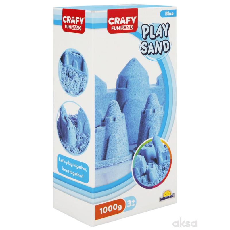 Sunman kinetički pesak 1000 gr. plava boja