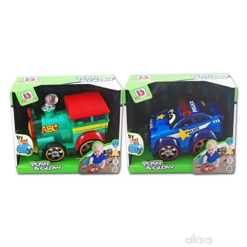 Burago junior push and glow asst