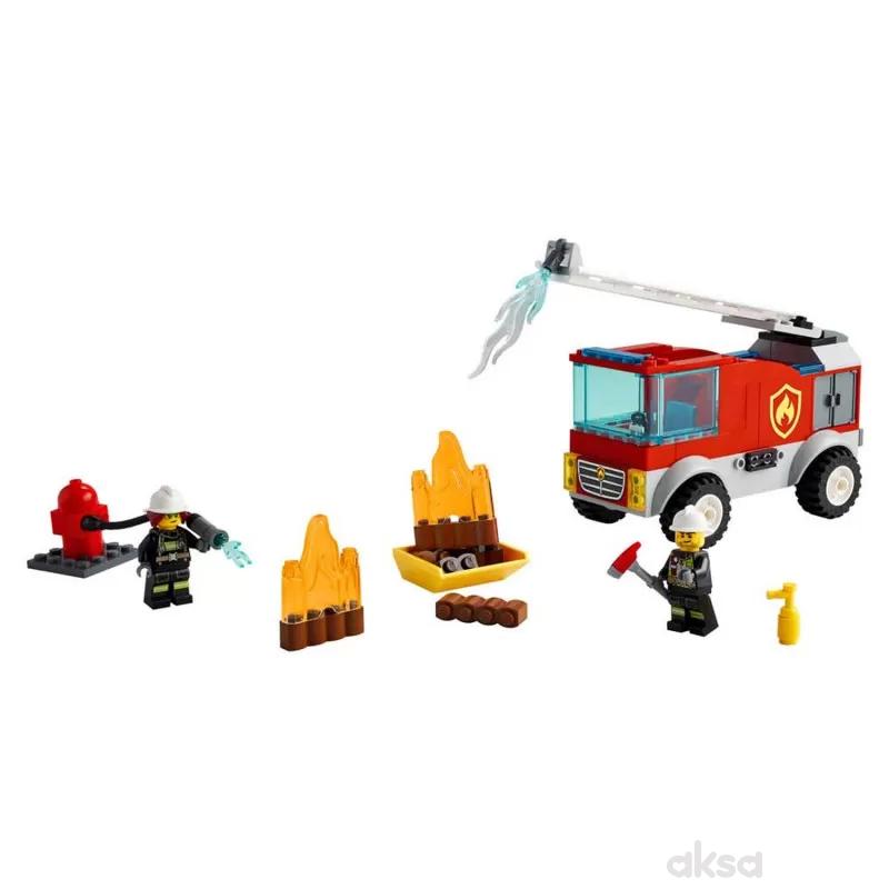 Lego City fire ladder truck