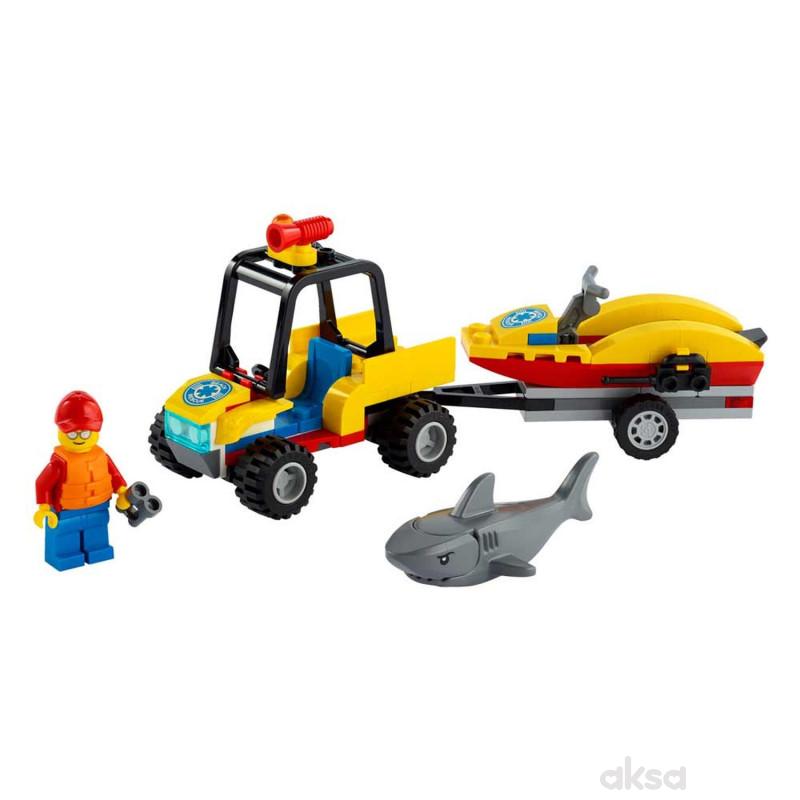 Lego City beach rescue atv
