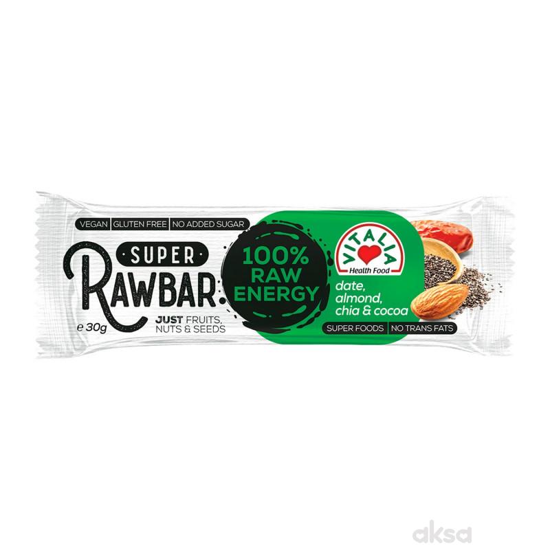 Vitalia Raw bar-urma, čia i kakao 30g
