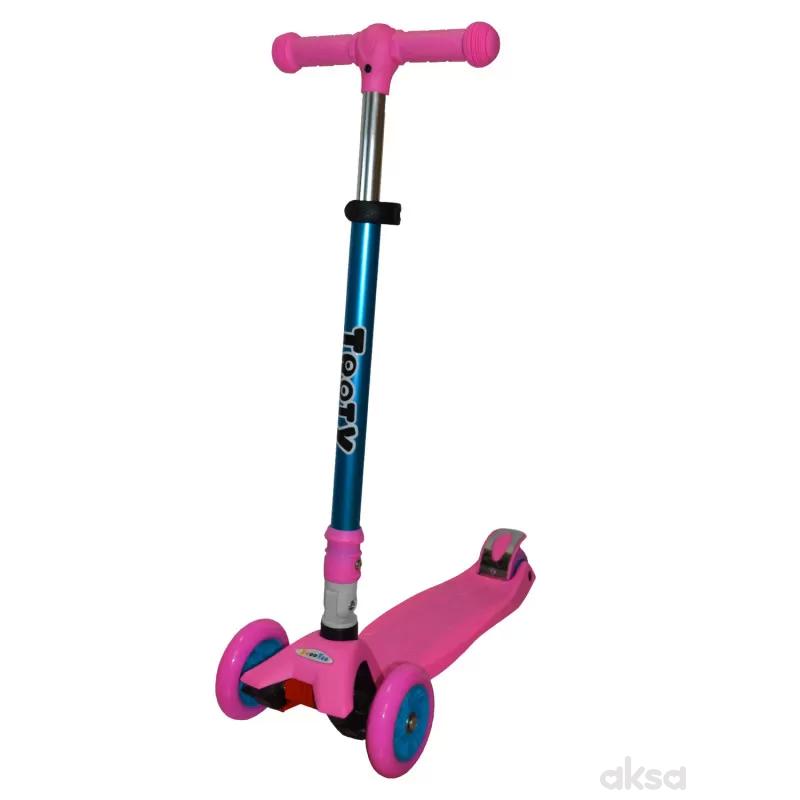Troty trotinet sklopivi, roze