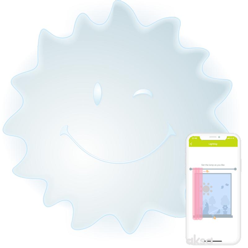 Agu Baby Lampa sa prirodnom svetlošću smart Sunny