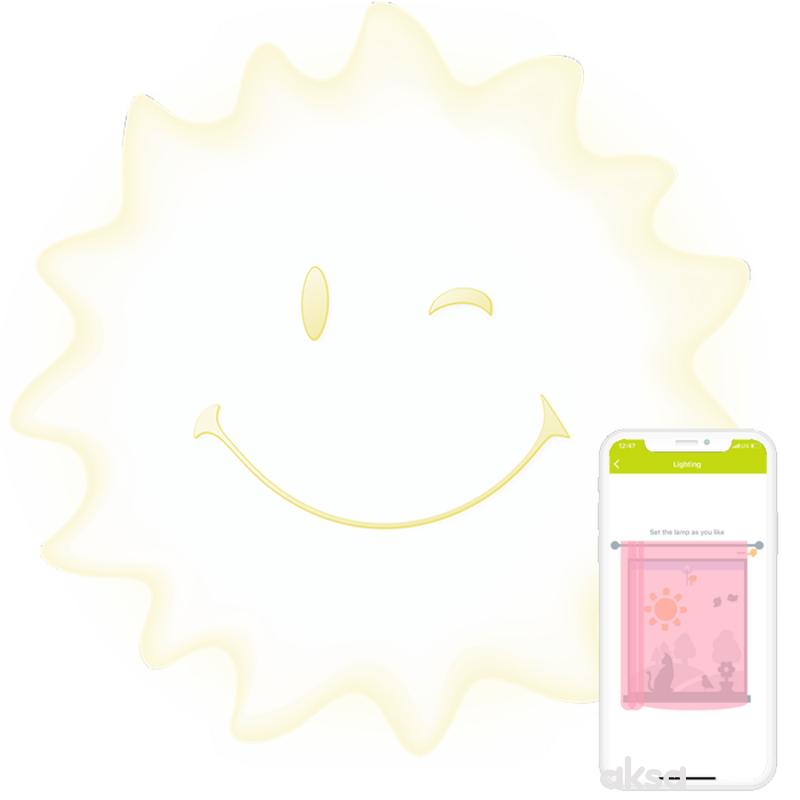 Agu Baby Lampa sa prirodnom svetlošću smart Sunny