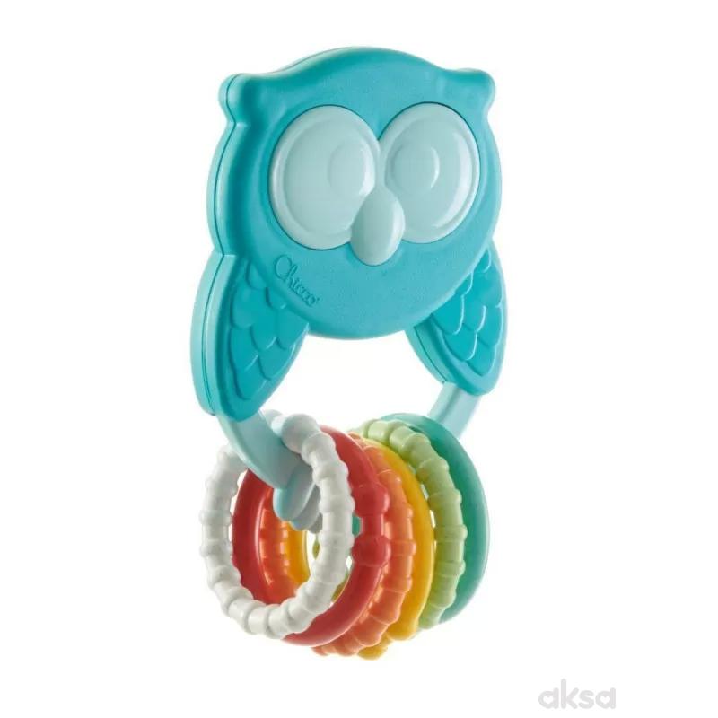 Chicco Eco zvečka u obliku sove