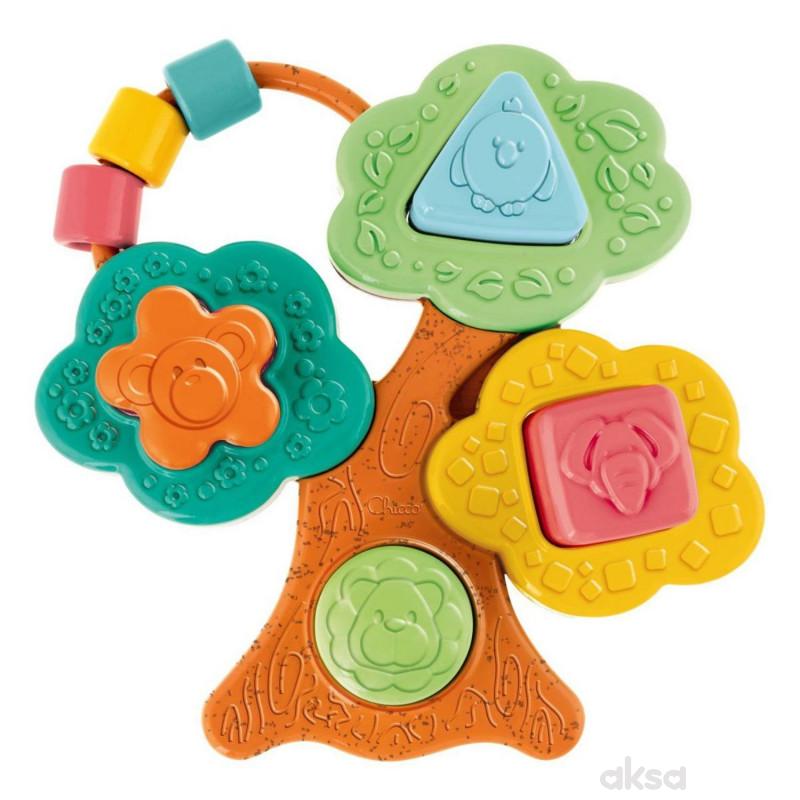 Chicco igračka Eco umetaljka u obliku drveta 