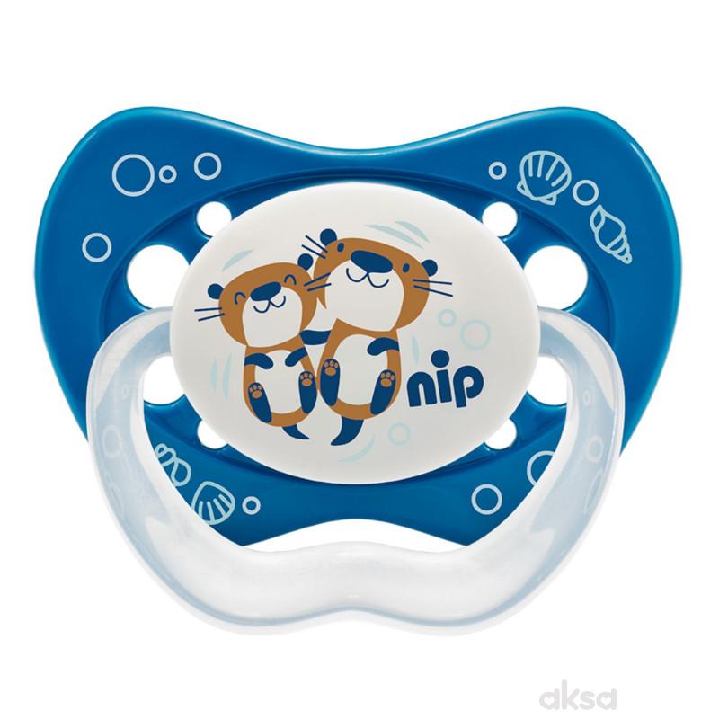 Nip laža Life,silikon 0-6m,2 kom, dečaci