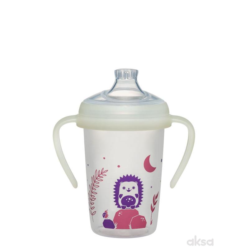 Nip FM PP trening flaša sa svetl. ruč, 270ml, dev