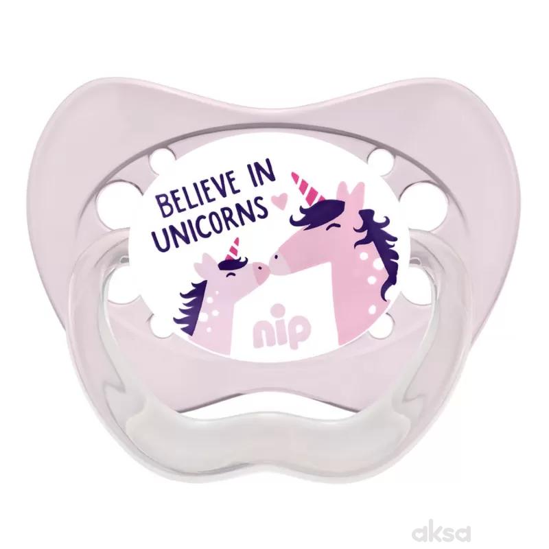 Nip Family silikonska laža 5-18 2 kom, devijčice