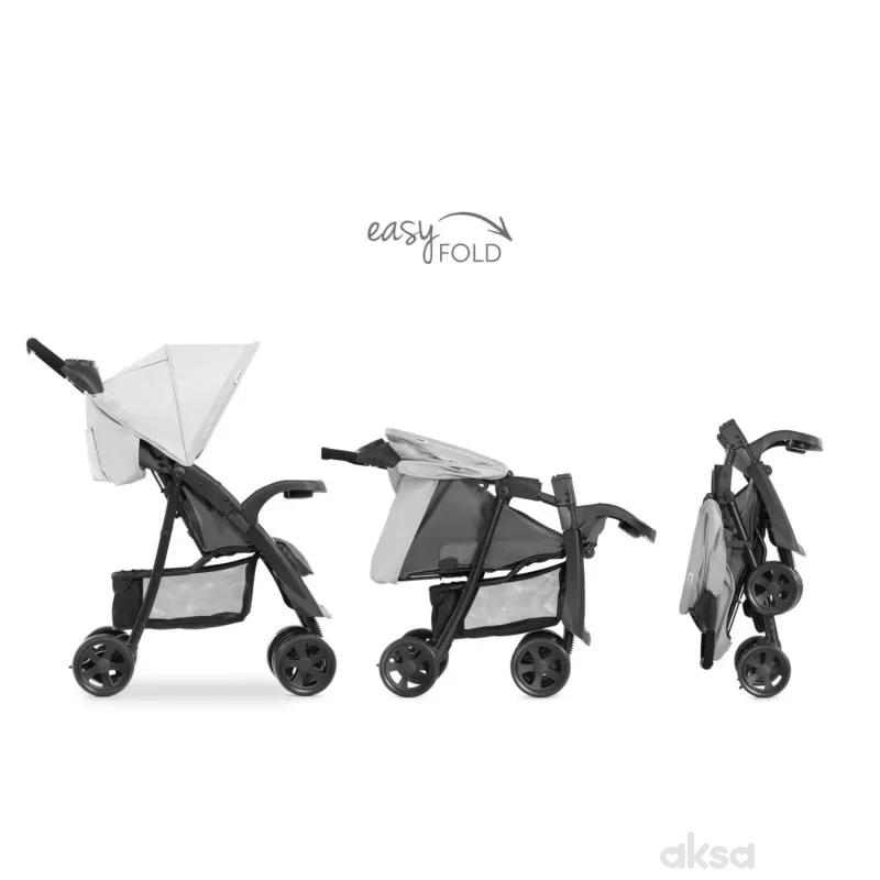 Hauck kolica za bebe Shopper, svetlo siva