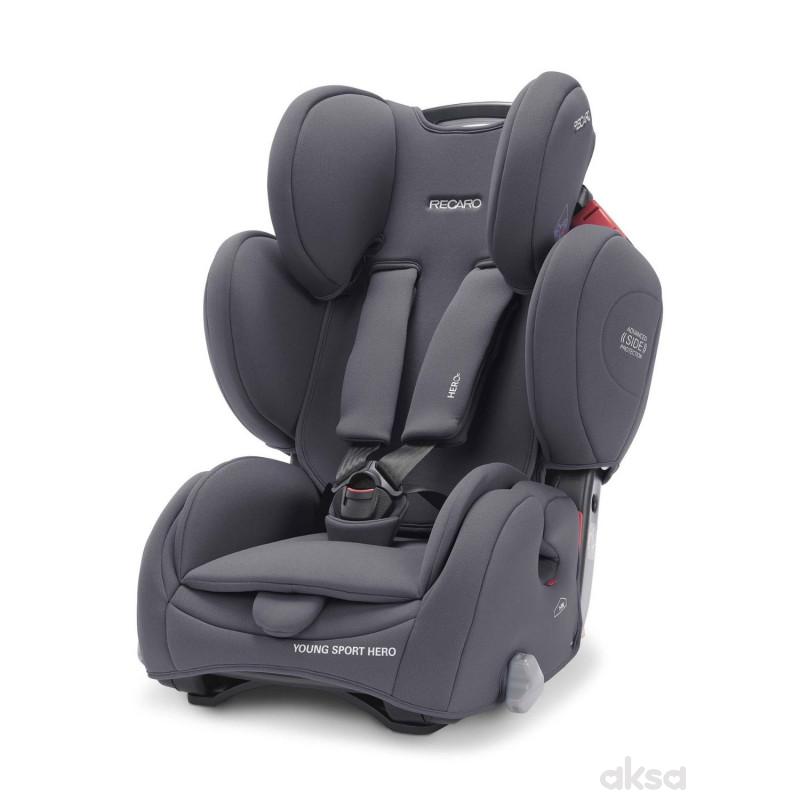 Recaro a-s 1/2/3(9-36kg) YoungSportHero simp grey