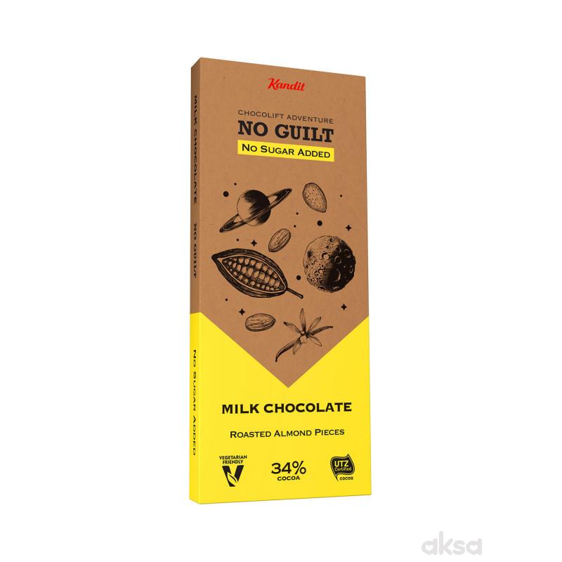 KANDIT No Guilt ALMOND no sugar added 80g