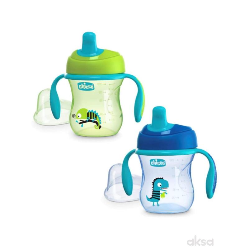 Chicco trening čaša, 6m+, plava