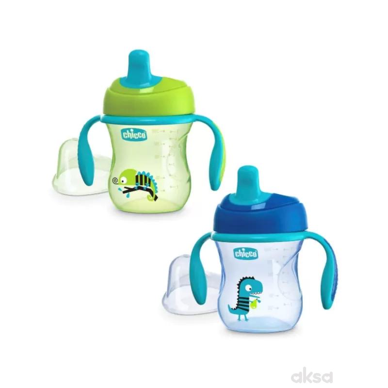 Chicco trening čaša, 6m+, plava