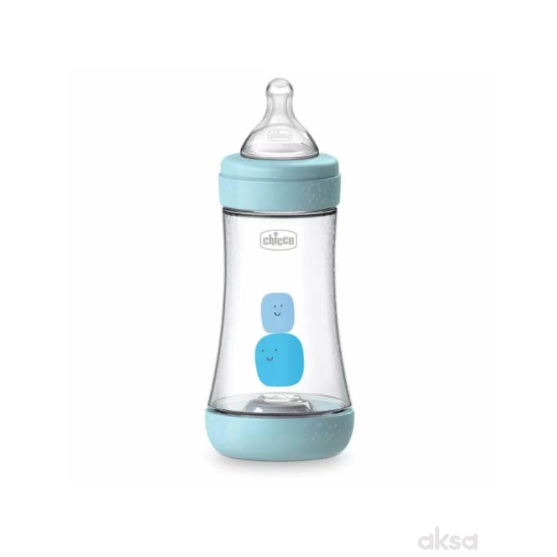 Chicco P5 flašica plava 2m+, 240ml