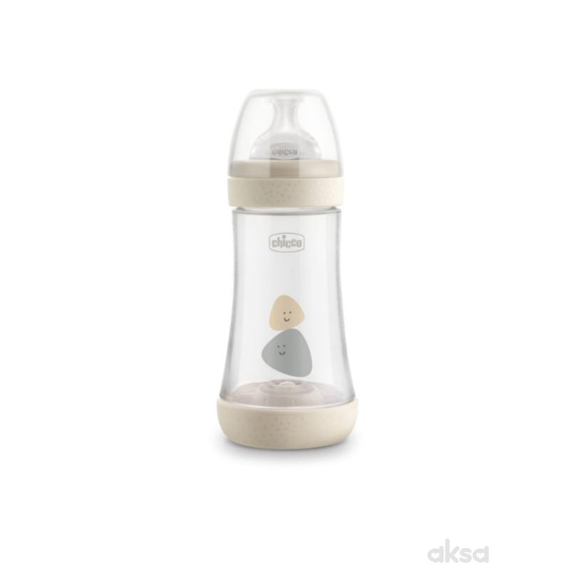 Chicco P5 flašica bela 2m+, 240ml