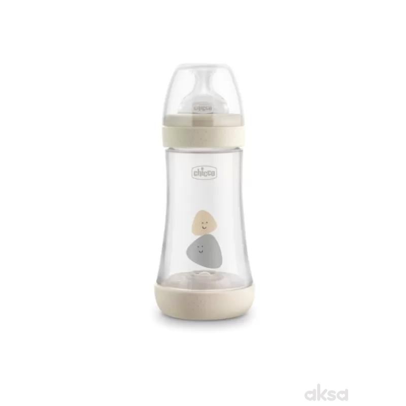 Chicco P5 flašica bela 2m+, 240ml