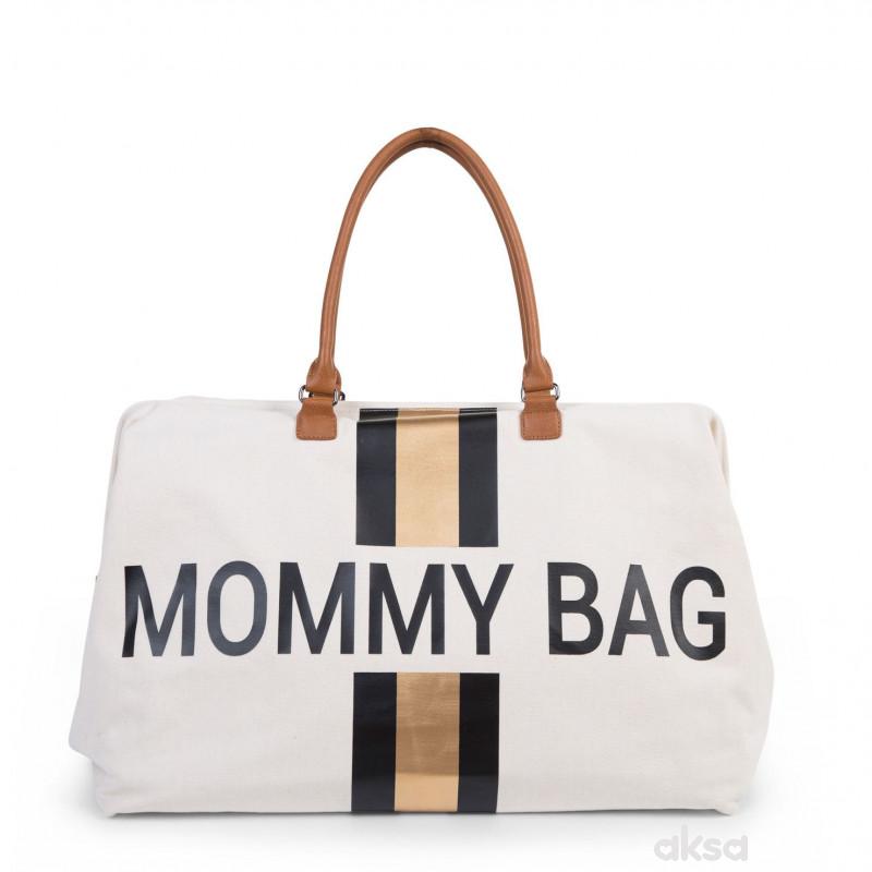 Child home Mommy Bag Big, Ručna torba cr.zl.pruge