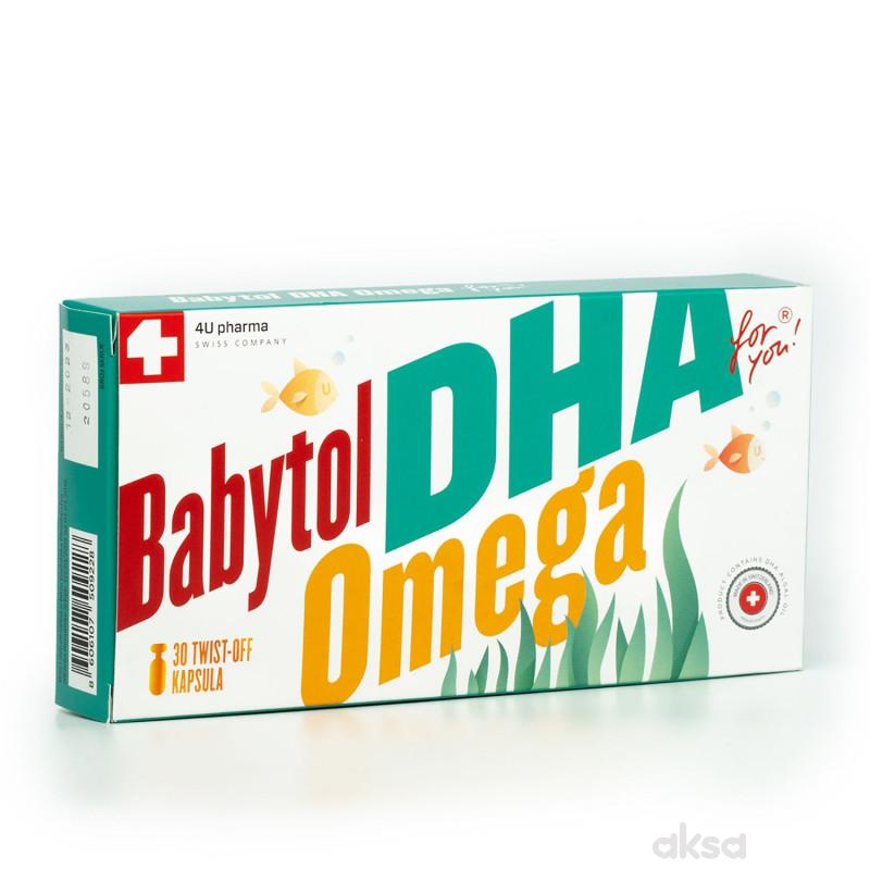 4U Pharma Babytol DHA Omega twist off, 30 kapsula