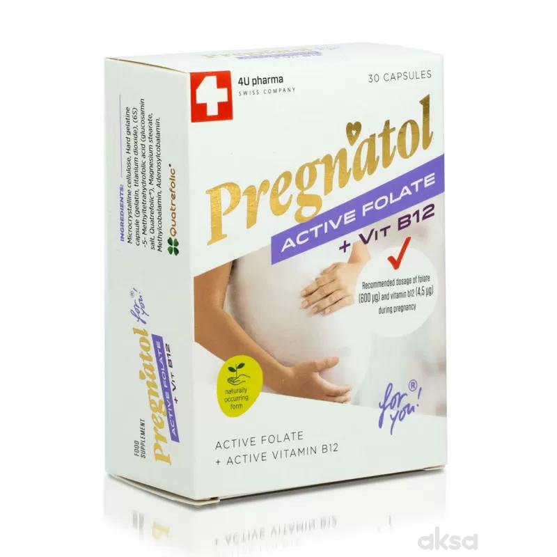 4U Pharma Pregnatol Active Folate+Vit B12 for you!