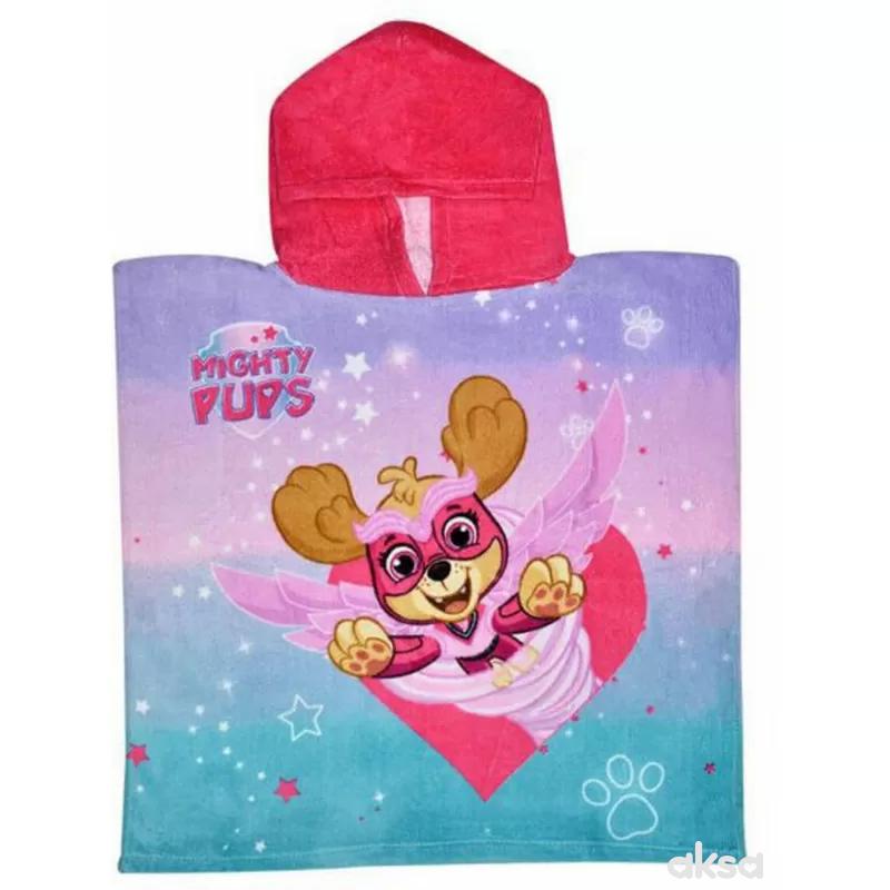 Stamion pončo Paw patrol,50x100CM,devojčice