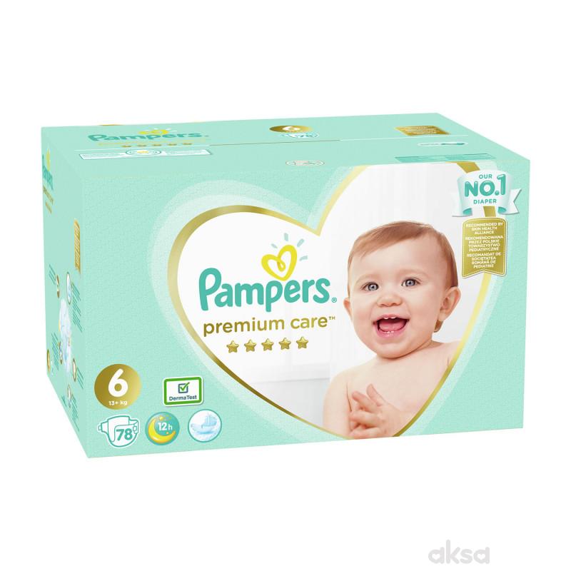 Pampers pelene premium MB 6 large 13+kg 78kom