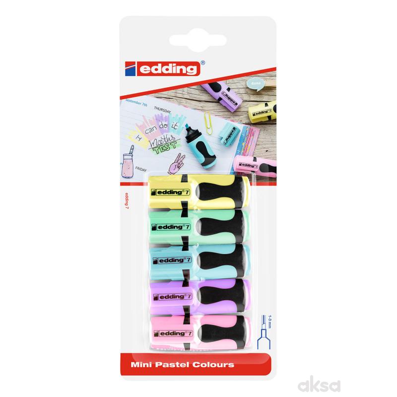 Signiri mini Edding E-7 Pastel u blist.1/5 sort