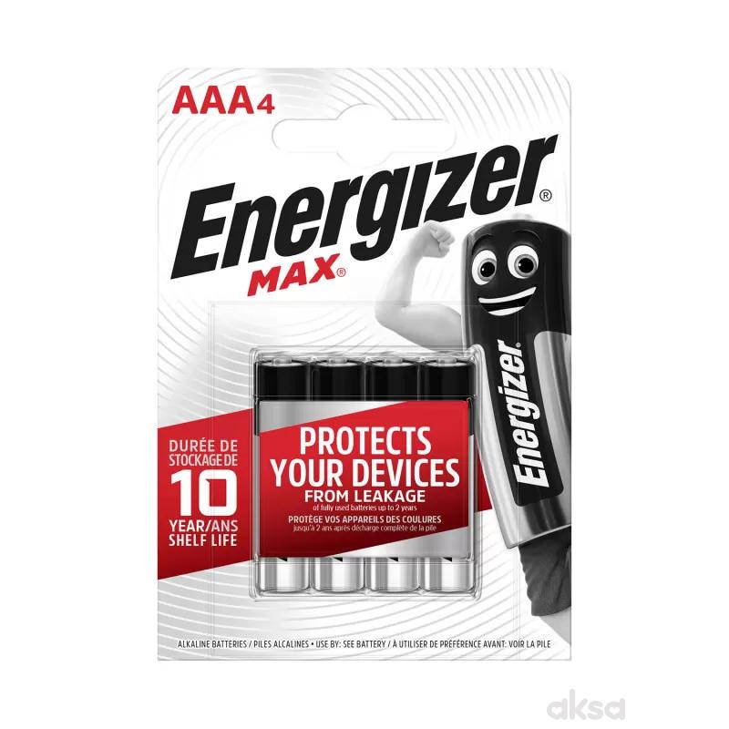 Energizer baterije max AAA 4 kom AL 