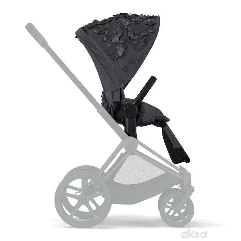 Cybex navlaka za kolica Priam Simply flowers grey