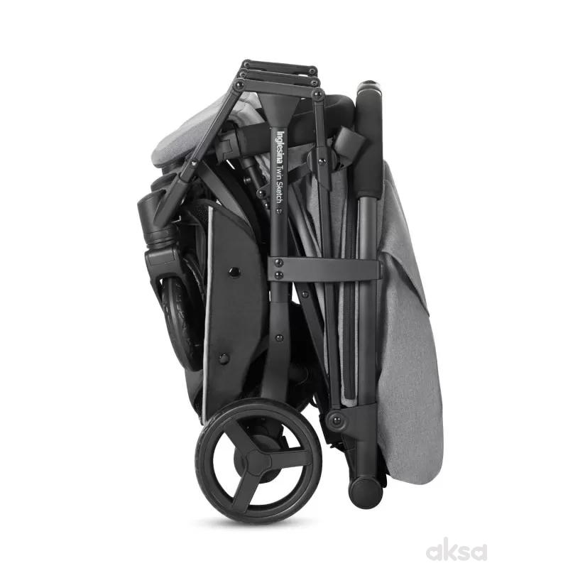 Inglesina kolica za blizance Sketch, Grey