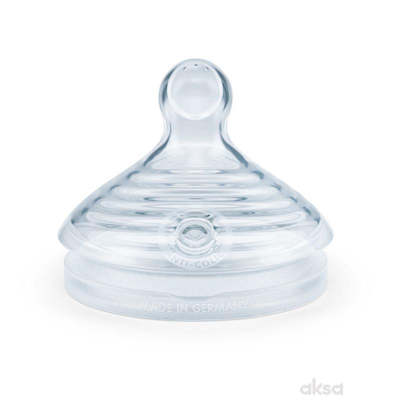 Nuk cucla nature sense silikon vel. S 2/1