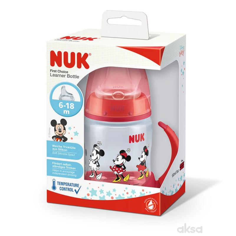 Nuk šolja za učenje sa ručkama Mickey 150ml