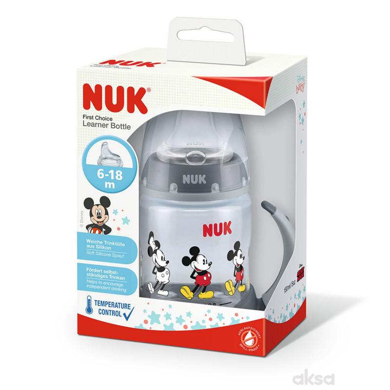 Nuk šolja za učenje sa ručkama Mickey 150ml