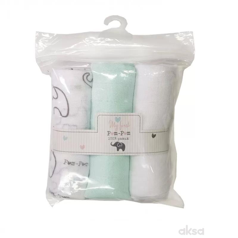 Pom Pom tetra pelene set 3/1, dečaci
