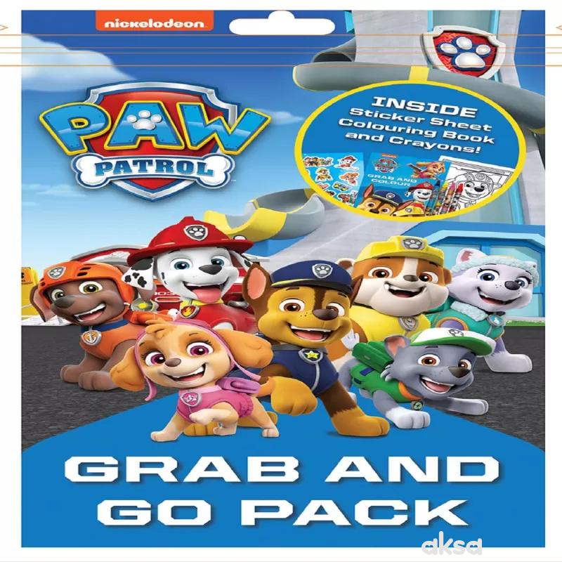 Paw Patrol-Mala bojanka sa bojicama i nalepnicama
