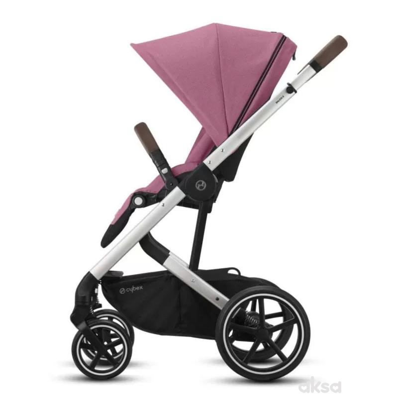 Cybex kolica Balios S Lux, MagnoliaPink(sivi ram)
