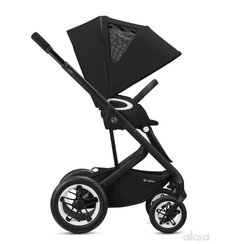 Cybek kolica Talos S Lux, DeepBlack(crni ram)