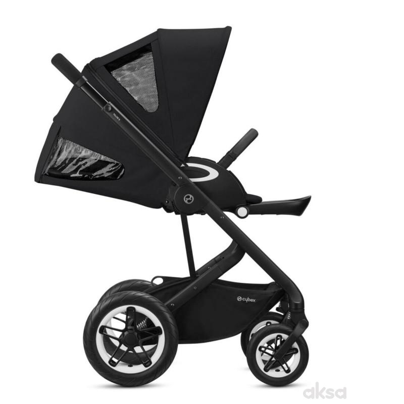 Cybek kolica Talos S Lux, DeepBlack(crni ram)