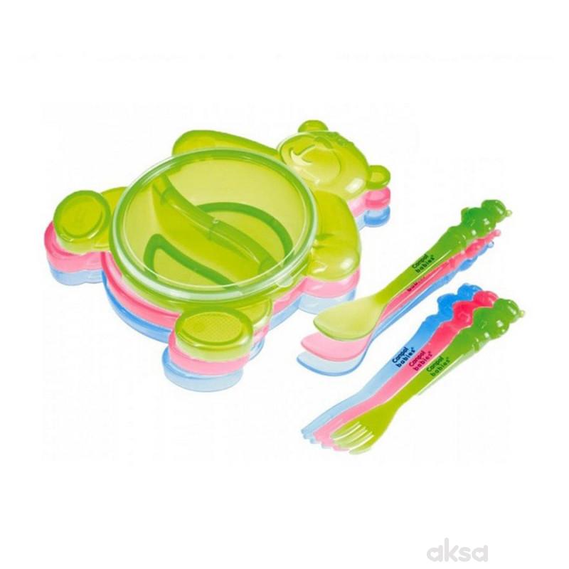 Canpol baby set za hranjenje happy bear 140ml