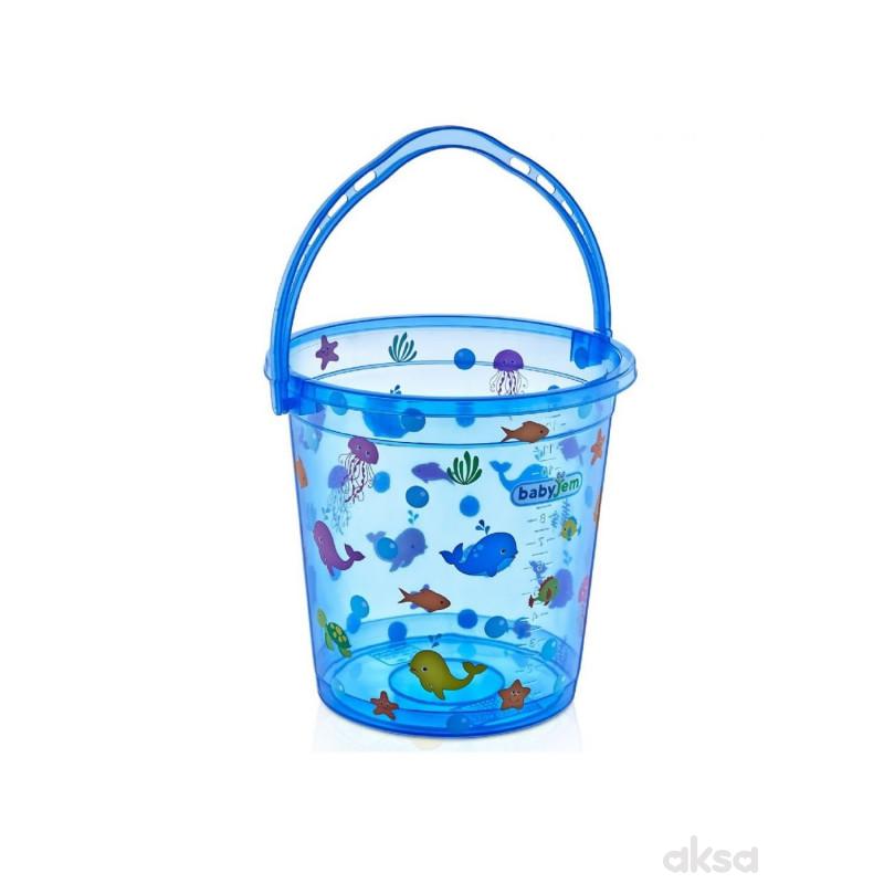 BabyJem kofica za kupanje blue transparent ocean
