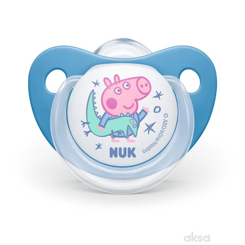 Nuk varalica silikon Peppa Pig u hig.kutiji vel 2