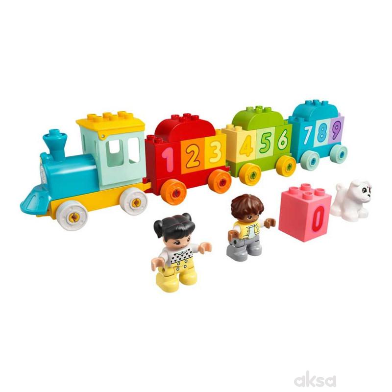 Lego Duplo mz first number train - learn to count
